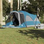 Sport si Outdoor - Camping - Corturi camping - Cort de familie tunel pentru 8 persoane, albastru, impermeabil - Infinity.ro