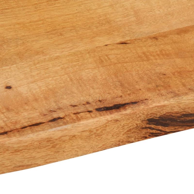 Casa si Gradina - Mobilier - Feronerie si accesorii mobila - Blat masa cu margini naturale, 40x40x2,5 cm, lemn masiv mango (natural) - Infinity.ro