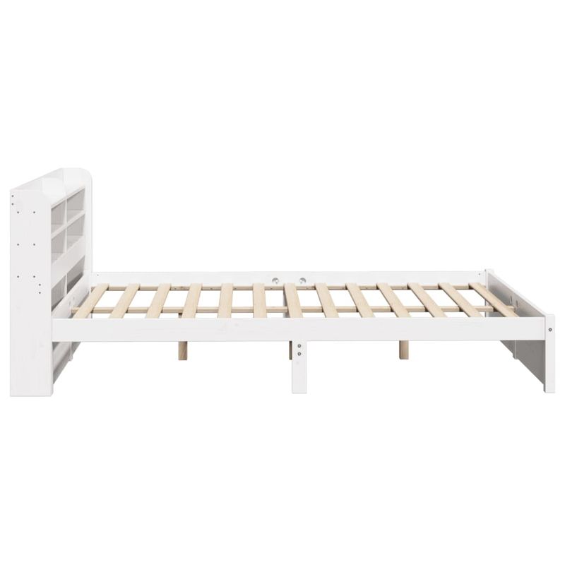 Casa si Gradina - Mobilier - Paturi si accesorii - Paturi - Cadru de pat cu tablie fara saltea, alb, 160x200 cm - Infinity.ro