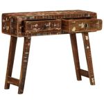 Casa si Gradina - Mobilier - Comode si corpuri - Console - Masa consola, 90x32x75 cm, lemn masiv recuperat - Infinity.ro
