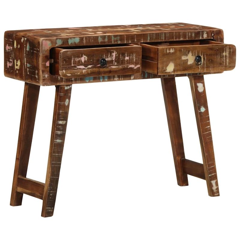 Casa si Gradina - Mobilier - Comode si corpuri - Console - Masa consola, 90x32x75 cm, lemn masiv recuperat - Infinity.ro