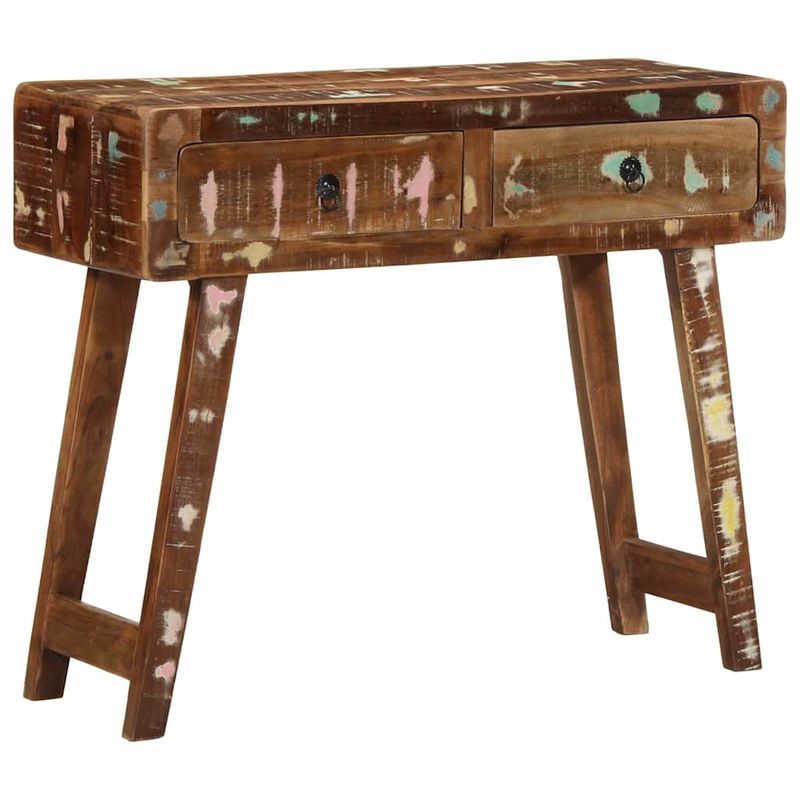 Casa si Gradina - Mobilier - Comode si corpuri - Console - Masa consola, 90x32x75 cm, lemn masiv recuperat - Infinity.ro