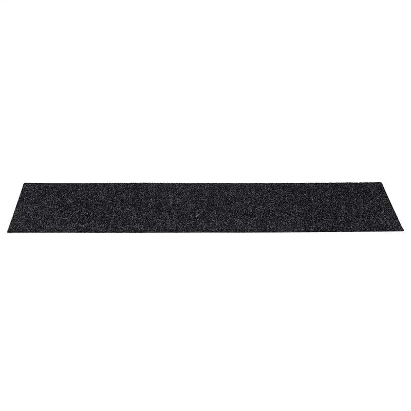 Casa si Gradina - Textile si covoare - Covoare - Covoare casa - Covorase scara autoadezive 30 buc Negru 76x20 cm dreptunghiular - Infinity.ro