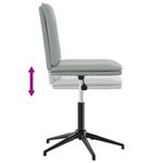 Casa si Gradina - Mobilier - Scaune si fotolii - Scaune - Scaun de bucatarie, gri deschis, catifea - Infinity.ro