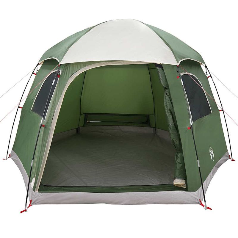 Sport si Outdoor - Camping - Corturi camping - Cort de familie Igloo pentru 6 persoane, verde rezistent la apa - Infinity.ro