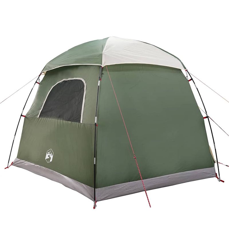 Sport si Outdoor - Camping - Corturi camping - Cort de familie Igloo pentru 6 persoane, verde rezistent la apa - Infinity.ro