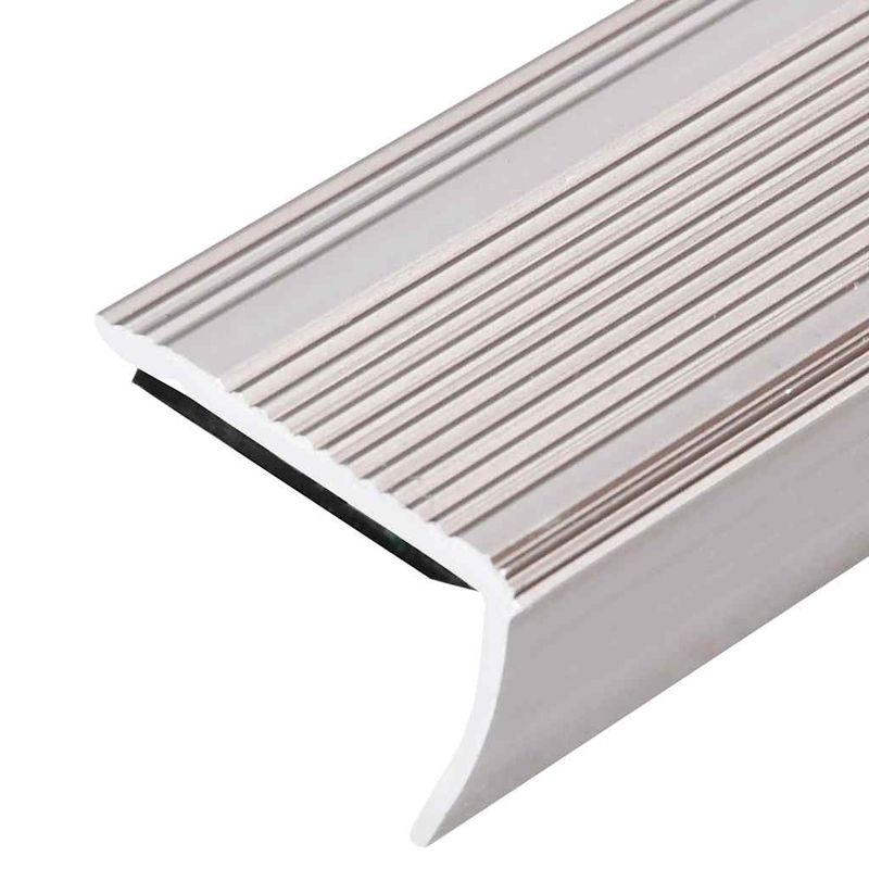 Casa si Gradina - Constructii - Materiale constructii - Profile decorative - Profile trepte in forma de L, 15 buc. sampanie 90 cm aluminiu - Infinity.ro