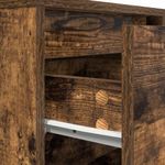 Casa si Gradina - Mobilier - Comode si corpuri - Noptiere - Noptiere cu lumini LED 2 buc Stejar afumat 38x34x50 cm - Infinity.ro