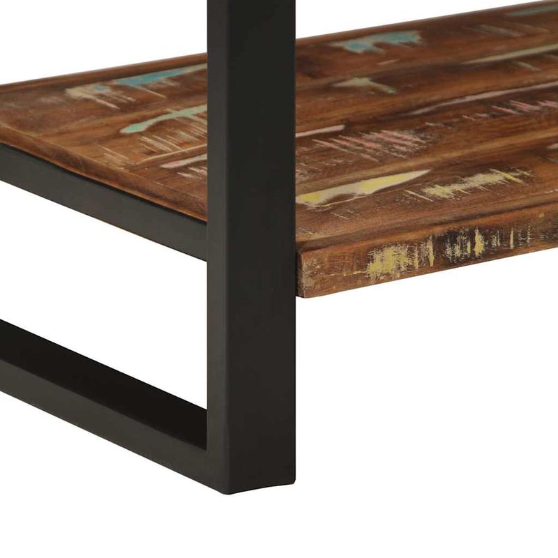 Casa si Gradina - Mobilier - Biblioteci si rafturi - Rafturi - Suport pentru haine multicolor 80x40x190cm Lemn masiv recuperat - Infinity.ro