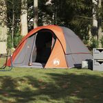 Sport si Outdoor - Camping - Corturi camping - Cort de camping 4 persoane gri si portocaliu impermeabil - Infinity.ro