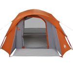 Sport si Outdoor - Camping - Corturi camping - Cort de camping 4 persoane gri si portocaliu impermeabil - Infinity.ro