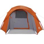 Sport si Outdoor - Camping - Corturi camping - Cort de camping 4 persoane gri si portocaliu impermeabil - Infinity.ro