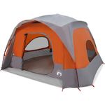 Sport si Outdoor - Camping - Corturi camping - Cort de camping pentru 6 persoane, gri/portocaliu, impermeabil - Infinity.ro