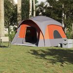 Sport si Outdoor - Camping - Corturi camping - Cort de camping pentru 6 persoane, gri/portocaliu, impermeabil - Infinity.ro