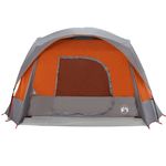 Sport si Outdoor - Camping - Corturi camping - Cort de camping pentru 6 persoane, gri/portocaliu, impermeabil - Infinity.ro