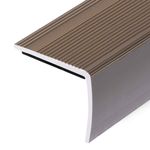Casa si Gradina - Constructii - Materiale constructii - Profile decorative - Profile trepte in forma de L, 15 buc., maro, 90 cm, aluminiu - Infinity.ro