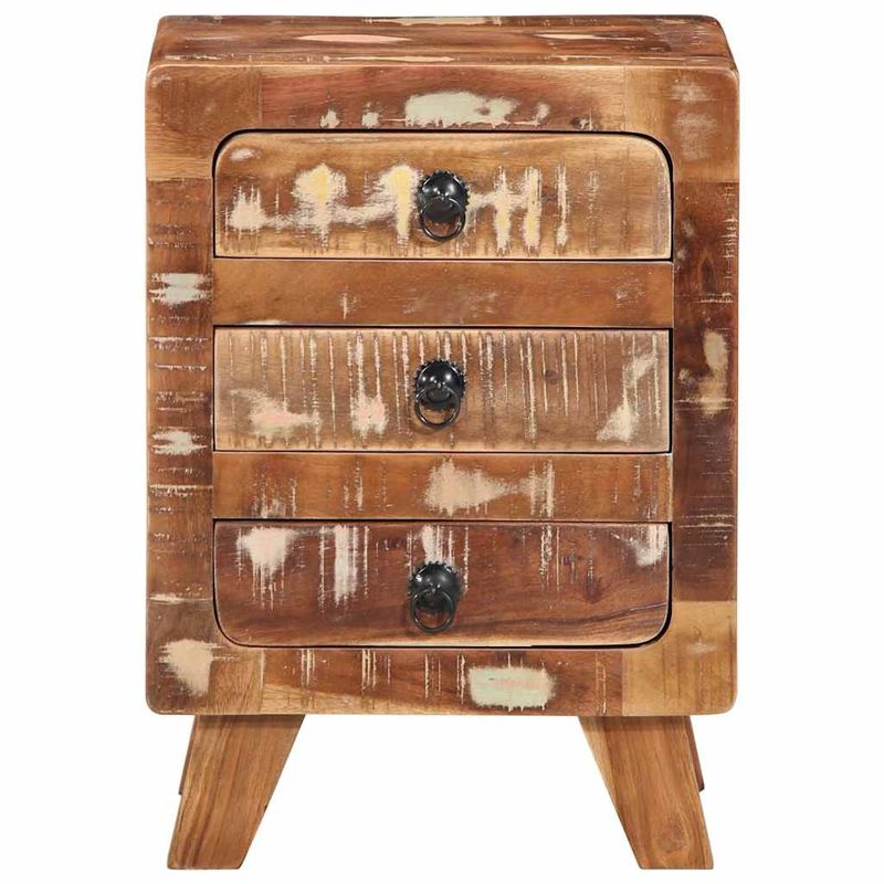 Casa si Gradina - Mobilier - Comode si corpuri - Noptiere - Noptiera 37x32x50 cm lemn masiv recuperat - Infinity.ro