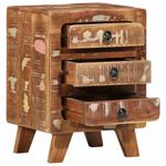 Casa si Gradina - Mobilier - Comode si corpuri - Noptiere - Noptiera 37x32x50 cm lemn masiv recuperat - Infinity.ro