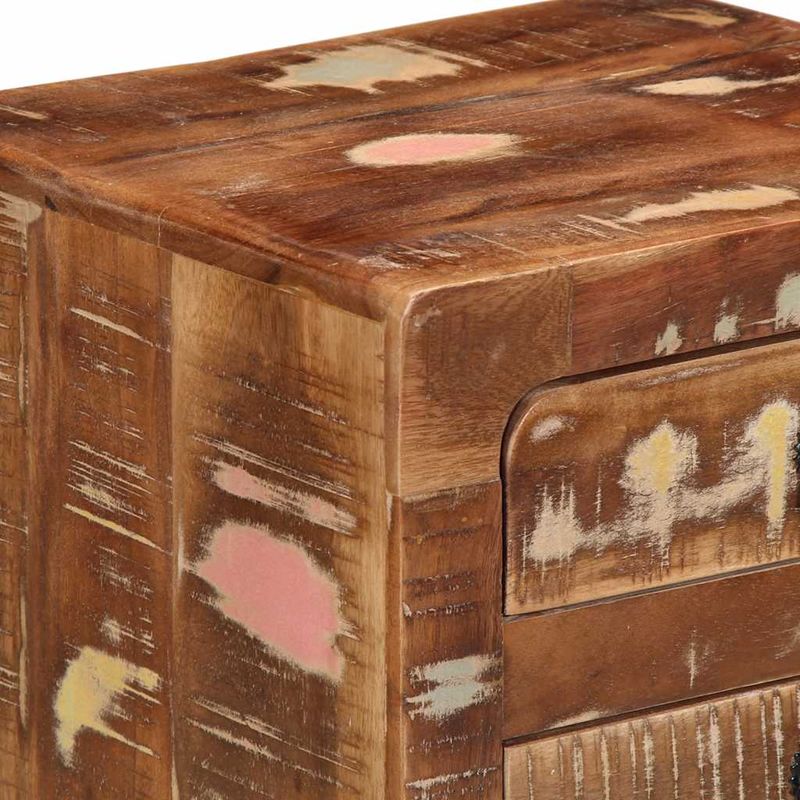 Casa si Gradina - Mobilier - Comode si corpuri - Noptiere - Noptiera 37x32x50 cm lemn masiv recuperat - Infinity.ro
