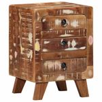 Casa si Gradina - Mobilier - Comode si corpuri - Noptiere - Noptiera 37x32x50 cm lemn masiv recuperat - Infinity.ro