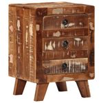 Casa si Gradina - Mobilier - Comode si corpuri - Noptiere - Noptiera 37x32x50 cm lemn masiv recuperat - Infinity.ro