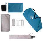 Sport si Outdoor - Camping - Corturi camping - Cort de camping pentru 1 persoana, albastru, impermeabil - Infinity.ro