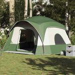Sport si Outdoor - Camping - Corturi camping - Cort de familie pentru 6 persoane, verde, impermeabil - Infinity.ro