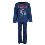 Fashion, accesorii si bijuterii - Copii - Lenjerie si pijamale copii - Pijamale copii - Pijamale lungi Batman HU2098, 98 CM 3 ani, Albastru - Infinity.ro