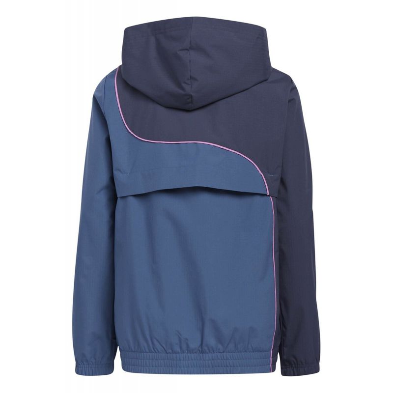 Fashion, accesorii si bijuterii - Copii - Imbracaminte copii - Jachete si geci copii - Geaca impermeabila pentru copii adidas HI0999, 158-164 CM 13-14 ani, Albastru - Infinity.ro