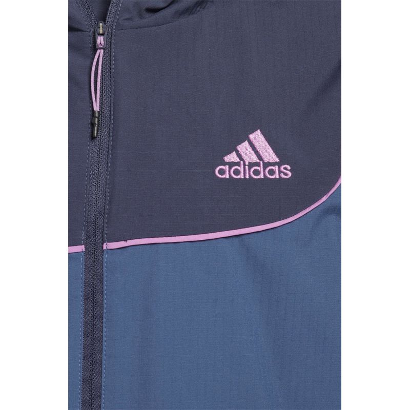 Fashion, accesorii si bijuterii - Copii - Imbracaminte copii - Jachete si geci copii - Geaca impermeabila pentru copii adidas HI0999, 110-116 CM 5-6 ani, Albastru - Infinity.ro
