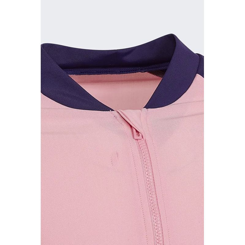 Fashion, accesorii si bijuterii - Copii - Imbracaminte copii - Pulovere si hanorace copii - Bluza fete  Adidas HL8471, 134-140 CM 9-10 ANI,  Roz/Albastru - Infinity.ro