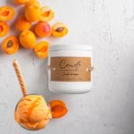 Casa si Gradina - Decoratiuni - Aromaterapie si lumanari - Lumanari si candele - Set lumanare parfumata Sorbet de caise, suport lumanare, accesoriu elegant pentru stins lumanarea si foarfeca - Infinity.ro