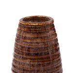 Casa si Gradina - Decoratiuni - Obiecte decorative - Vaze si boluri decorative - Vaza Dar, Ceramica, Maro, 21cm - Infinity.ro