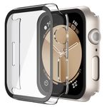 Laptop, Telefoane si Tablete - Wearables si gadgeturi - Wearables - Smartwatch-uri - Husa pentru Apple Watch 4 / 5 / 6 / SE (44mm) + Folie - Techsuit Defense360 Pro - Transparent - Infinity.ro