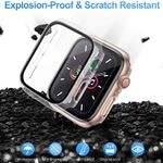 Laptop, Telefoane si Tablete - Wearables si gadgeturi - Wearables - Smartwatch-uri - Husa pentru Apple Watch 4 / 5 / 6 / SE (44mm) + Folie - Techsuit Defense360 Pro - Transparent - Infinity.ro