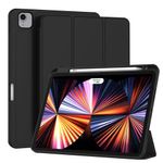 Laptop, Telefoane si Tablete - Tablete si accesorii tablete - Accesorii Tablete - Huse tablete - Husa pentru iPad Pro 11 (2018 / 2020 / 2021 / 2022) - Techsuit Flex Trifold - Negru - Infinity.ro