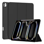 Laptop, Telefoane si Tablete - Tablete si accesorii tablete - Accesorii Tablete - Huse tablete - Husa pentru iPad Pro 13 (2024) - Techsuit Flex Trifold - Negru - Infinity.ro