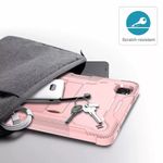 Laptop, Telefoane si Tablete - Tablete si accesorii tablete - Accesorii Tablete - Huse tablete - Husa pentru iPad Pro 11 (2024) + Folie - Techsuit Rugged TabShell - Roz auriu - Infinity.ro