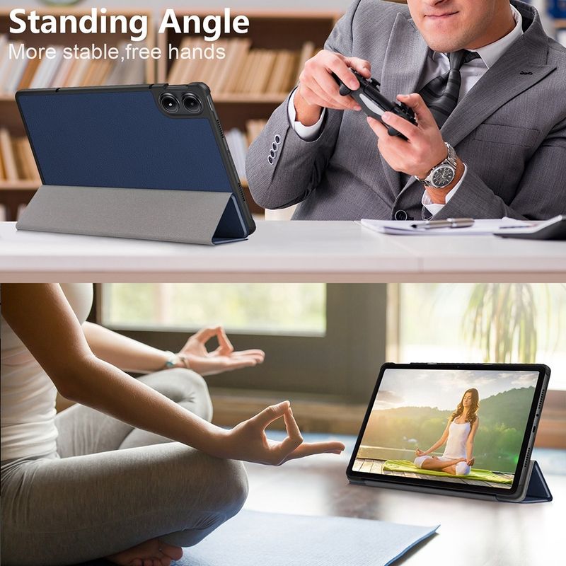 Laptop, Telefoane si Tablete - Tablete si accesorii tablete - Accesorii Tablete - Huse tablete - Husa pentru Xiaomi Rosumi Pad Pro / Poco Pad - Techsuit FoldPro - Albastru - Infinity.ro