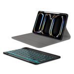 Laptop, Telefoane si Tablete - Tablete si accesorii tablete - Accesorii Tablete - Huse tablete - Husa cu Tastatura pentru iPad Pro 13 (2024) - Techsuit CozyTab Case - Negru - Infinity.ro