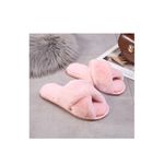 Fashion, accesorii si bijuterii - Femei - Incaltaminte femei - Slapi si papuci femei - Papuci dama, marimea 37, pentru casa, plus, roz - Infinity.ro