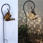 Casa si Gradina - Corpuri si surse de iluminat - Iluminat exterior - Lampi solare - Decoratiune pentru exterior, lumini cu incarcare solara, model ceainic, agatatoare rezistenta, Aramiu Vintage - Infinity.ro