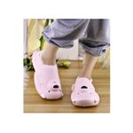 Fashion, accesorii si bijuterii - Femei - Incaltaminte femei - Slapi si papuci femei - Papuci imblaniti impermeabili si caldurosi Bear, pentru femei, forma ursulet, marime 37 EU, Roz - Infinity.ro