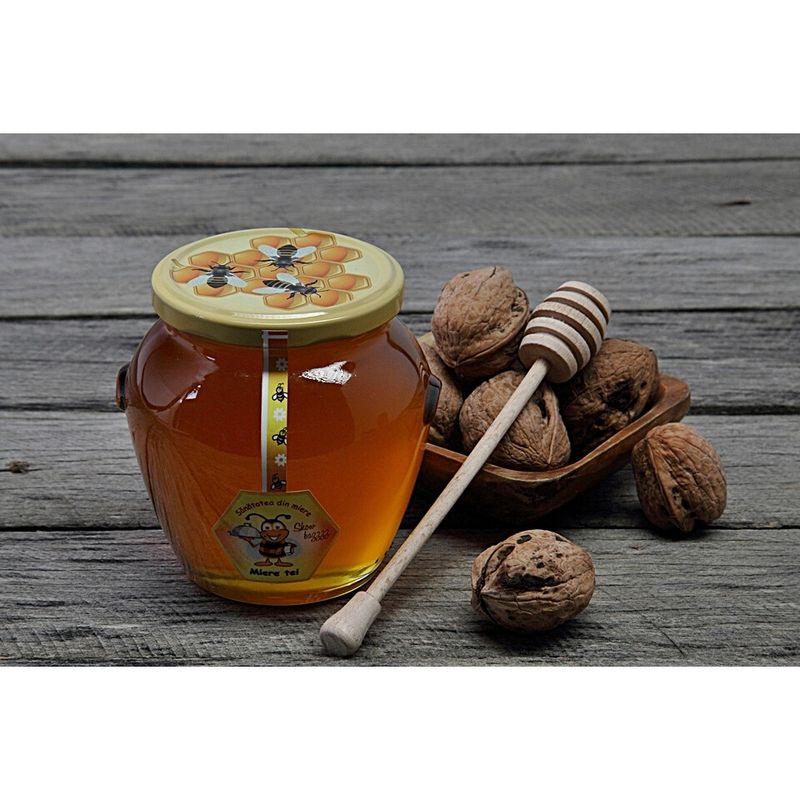 Market - Bacanie - Dulceata, miere si crema tartinabila - Pachet 1 Borcan miere poliflora 750 g + 1 Borcan faguri miere poliflora 750 g, Show Bazzz - Infinity.ro