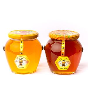 Pachet 1 Borcan miere tei 750 g + 1 Borcan miere poliflora 750 g, Show Bazzz
