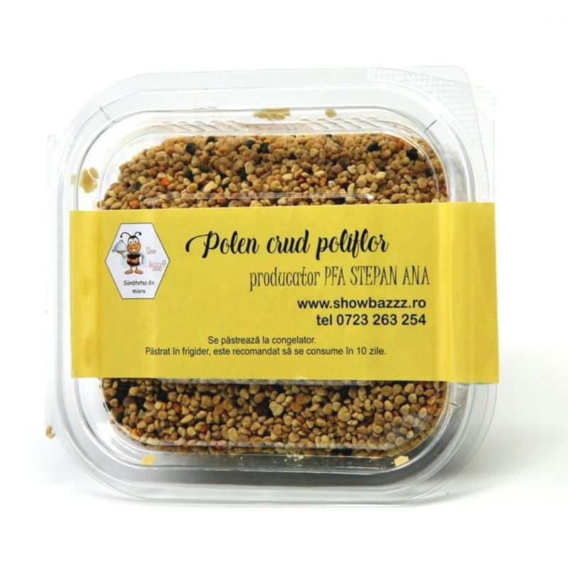 Market - Bacanie - Dulceata, miere si crema tartinabila - Set 1 Borcan faguri in miere tei, 1 Borcan faguri miere salcam, 1 caserola polen poliflor, Show Bazzz - Infinity.ro