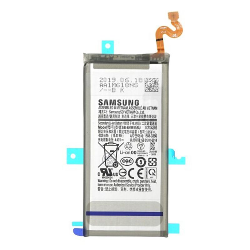 Laptop, Telefoane si Tablete - Telefoane mobile si accesorii - Piese si componente telefoane - Baterii telefoane - Baterie pentru Samsung Galaxy Note 9 (SM-N960F), 4000mAh - Samsung EB-BN965ABU (12430) -Gri - Infinity.ro