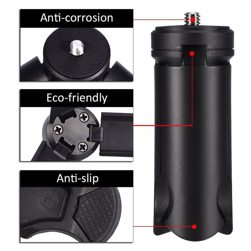 Laptop, Telefoane si Tablete - Telefoane mobile si accesorii - Accesorii Telefoane - Selfie stick-uri - Tripod Universal, pentru Selfie Stick - Techsuit (TPD1) - Negru - Infinity.ro