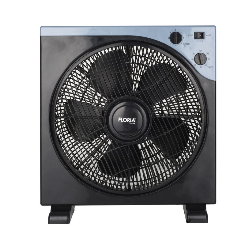 Electronice si Electrocasnice - Climatizare si sisteme de incalzire - Aparate racire aer - Ventilatoare - Ventilator patrat Floria ZLN-2355, 40 W, timer, 3 trepte, unghi reglabil - Infinity.ro