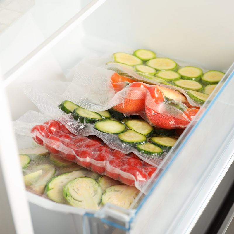 Market - Curatenie si intretinere casa - Produse bucatarie - Pungi si folii alimentare - Set 100 Pungi Gofrate pentru Vidat Neste® - 18 x 30 - Infinity.ro